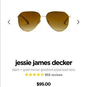 DIFF X JJD DASH + GOLD MIRROR GRADIENT + POLARIZED